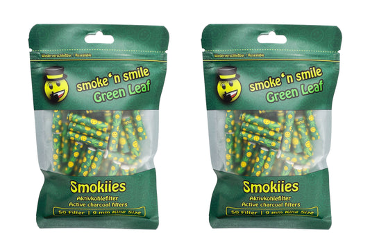 Smokiies GreenLeaf Bundle - Green Leaf 2x50 9mm