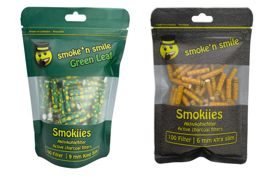 Smokiies Green and Classic Bundle 100 - 6mm meets 9mm