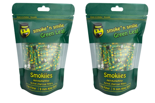 Smokiies GreenLeaf Bundle - Green Leaf 2x100 9mm