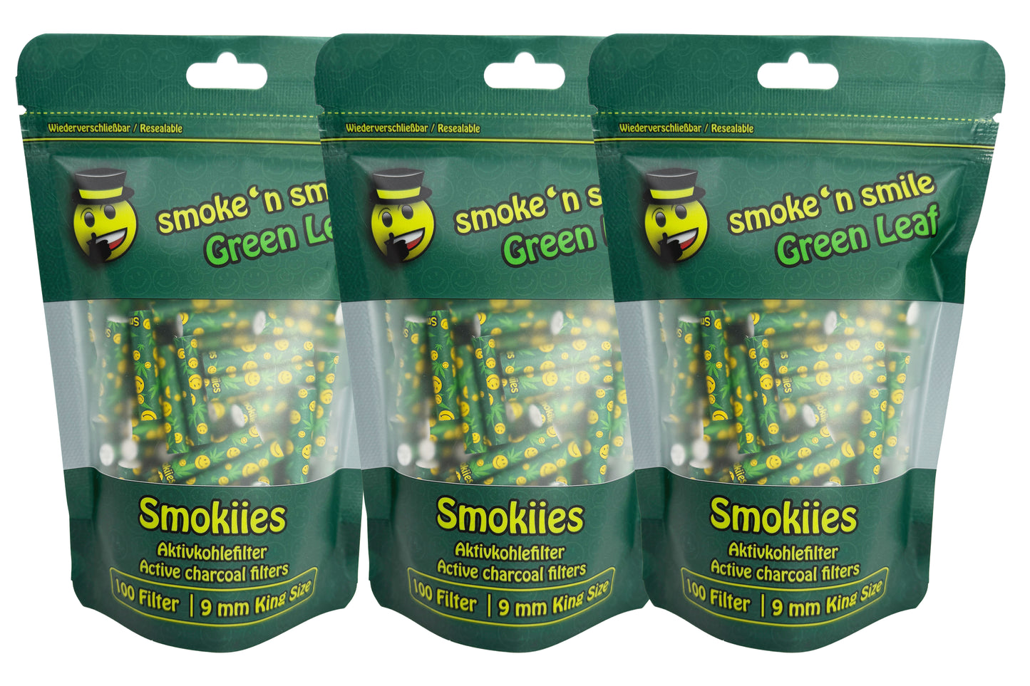 Smokiies GreenLeaf MegaBundle - Green Leaf 3x100 9mm